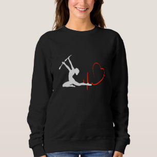 Rhythmic Gymnastics Heartbeat EKG Funny Gymnast wi Trui