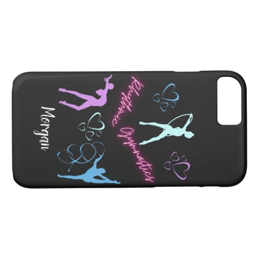 Rhythmic Gymnastics Hoop, Ribbon and Ball Case-Mate iPhone Case (Achterkant (Horizontaal))