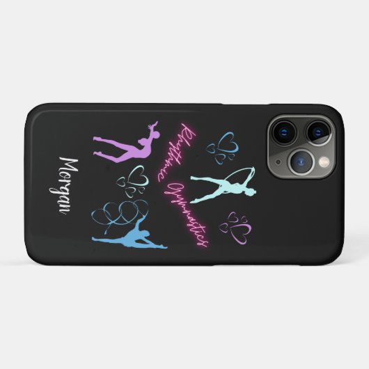 Rhythmic Gymnastics Hoop, Ribbon and Ball Case-Mate iPhone Case (Achterkant (horizontaal))