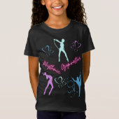 Rhythmic Gymnastics Hoop, Ribbon and Ball T-Shirt (Voorkant)