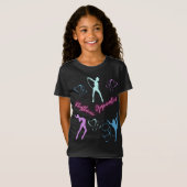 Rhythmic Gymnastics Hoop, Ribbon and Ball T-shirt (Voorkant volledig)