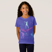 Rhythmic Gymnastics Hoop, Ribbon and Ball T-shirt (Voorkant volledig)