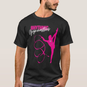 Rhythmic Gymnastics Hot Pink T-shirt