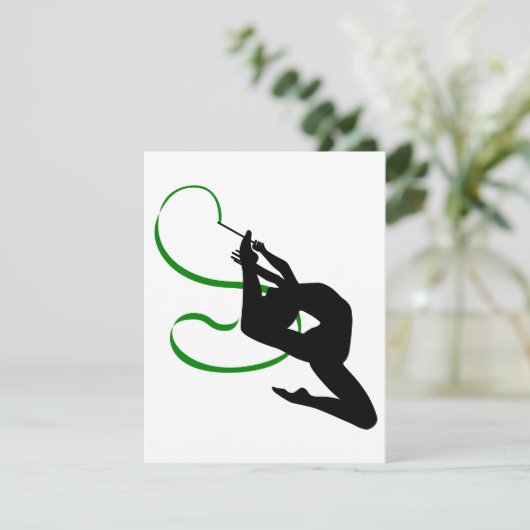 Rhythmic Gymnastics Invitations Kaart (Staand voorkant)
