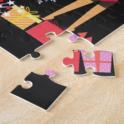 Rhythmic Gymnastics kerstfeestmaal Legpuzzel (Zijkant)