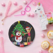 Rhythmic Gymnastics kerstfeestmaal Papieren Bordje (Feest)