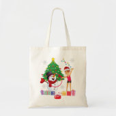 Rhythmic Gymnastics kerstfeestmaal Tote Bag (Voorkant)