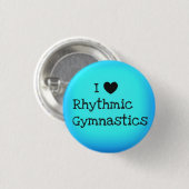 Rhythmic Gymnastics-knoppen "gymnast-cadeaus" Ronde Button 3,2 Cm (Voorkant /achterkant)