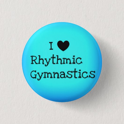 Rhythmic Gymnastics-knoppen "gymnast-cadeaus" Ronde Button 3,2 Cm (Voorkant)