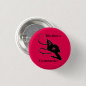 Rhythmic Gymnastics-knoppen "gymnast-cadeaus" Ronde Button 3,2 Cm (Voorkant /achterkant)