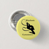 Rhythmic Gymnastics-knoppen "gymnast-cadeaus" Ronde Button 3,2 Cm (Voorkant /achterkant)