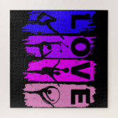 Rhythmic Gymnastics Love Legpuzzel (Horizontaal)