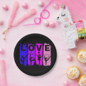 Rhythmic Gymnastics Love Papieren Bordje (Feest)