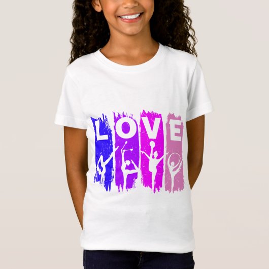 Rhythmic Gymnastics Love T-Shirt (Voorkant)