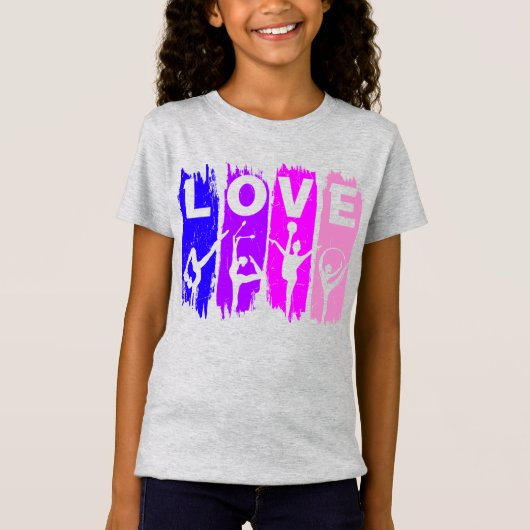 Rhythmic Gymnastics Love T-shirt (Voorkant)