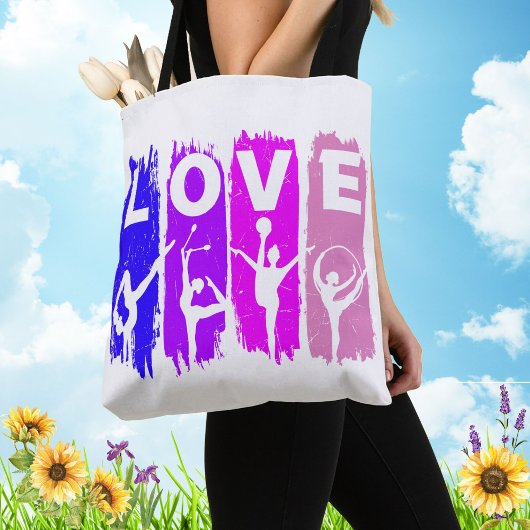 Rhythmic Gymnastics Love Tote Bag