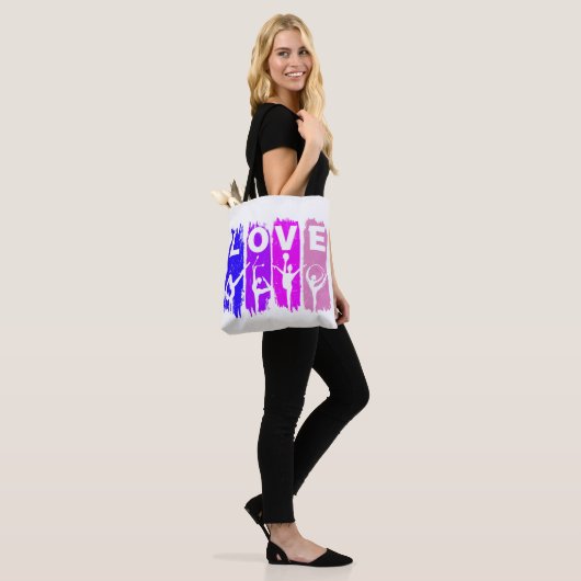Rhythmic Gymnastics Love Tote Bag (Op model)