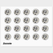 Rhythmic Gymnastics Panda Ronde Sticker (Vel)