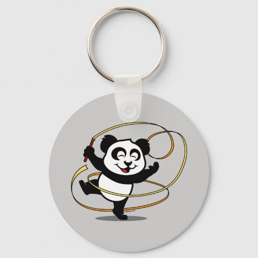 Rhythmic Gymnastics Panda Sleutelhanger (Voorkant)