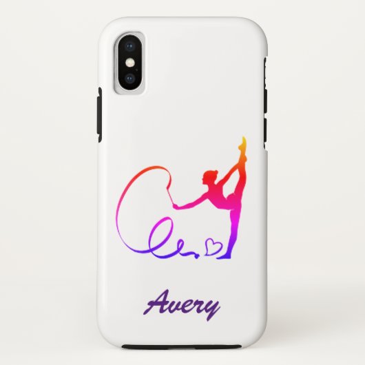 Rhythmic Gymnastics Rainbow Case-Mate iPhone Case (Achterkant)