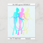 Rhythmic Gymnastics reflecteert me, mezelf en ik Briefkaart (Voorkant)