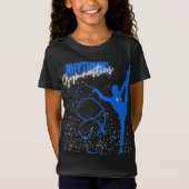 Rhythmic Gymnastics Ribbon and Stars T-Shirt (Voorkant)