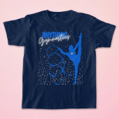 Rhythmic Gymnastics Ribbon and Stars T-Shirt
