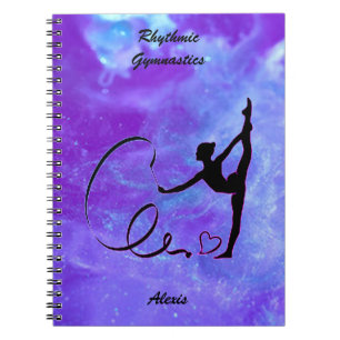 Rhythmic Gymnastics Ribbon Galaxy Notitieboek