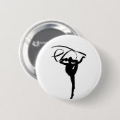 Rhythmic Gymnastics - Ribbon Ronde Button 5,7 Cm (Voorkant /achterkant)