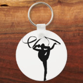 Rhythmic Gymnastics - Ribbon Sleutelhanger (Voorkant)