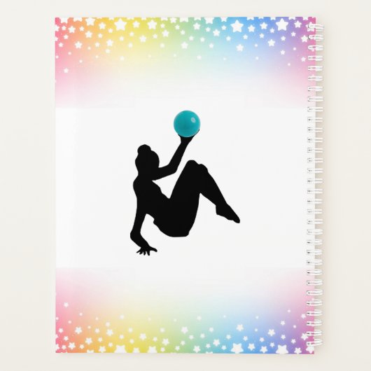 Rhythmic Gymnastics Ribbon Stars Planner (Achterkant)