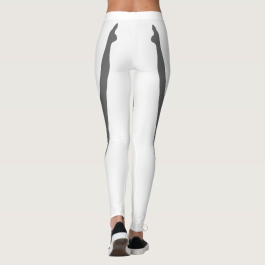 Rhythmic Gymnastics Silhouette Leggings (Achterkant)