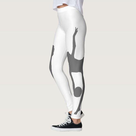 Rhythmic Gymnastics Silhouette Leggings (Links)