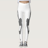 Rhythmic Gymnastics Silhouette Leggings (Voorkant)