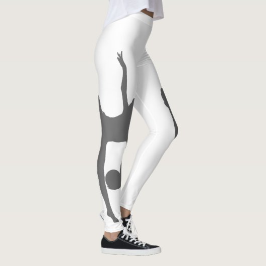 Rhythmic Gymnastics Silhouette Leggings (Rechts)