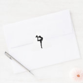 Rhythmic Gymnastics Silhouette Sticker (Envelop)