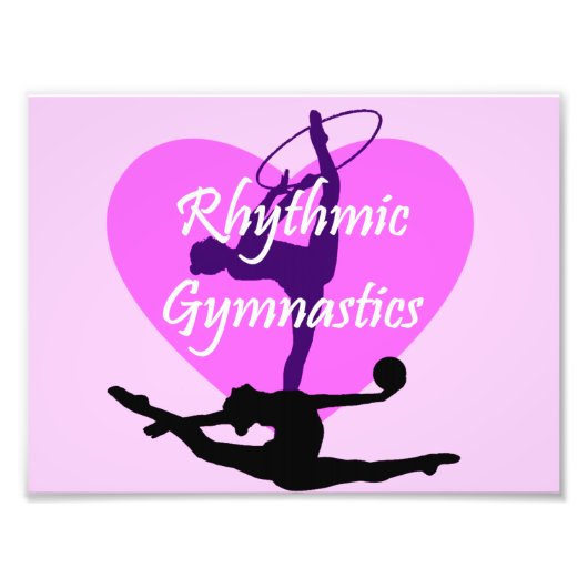 Rhythmic Gymnastiek Foto Afdruk (Voorkant)