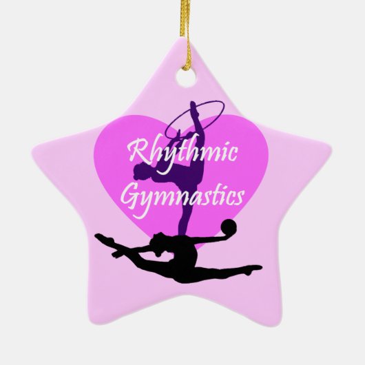 Rhythmic Gymnastiek Keramisch Ornament (Achterkant)