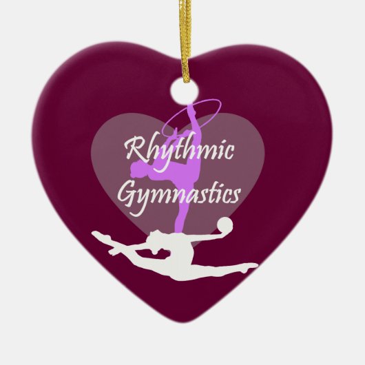 Rhythmic Gymnastiek Keramisch Ornament (Voorkant)