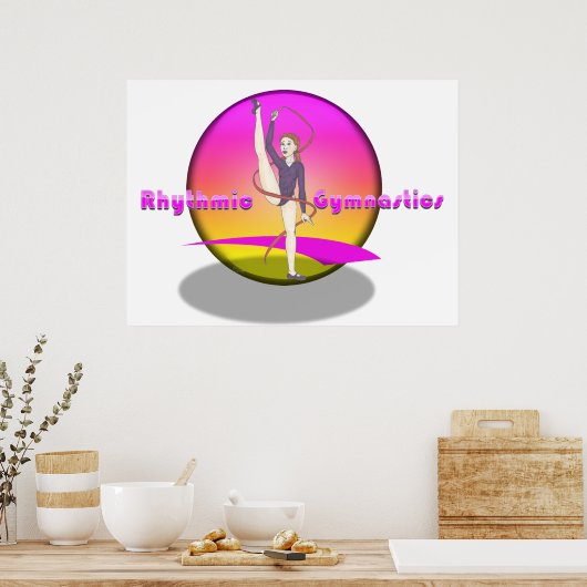 Rhythmic Gymnastiek Poster (Keuken)