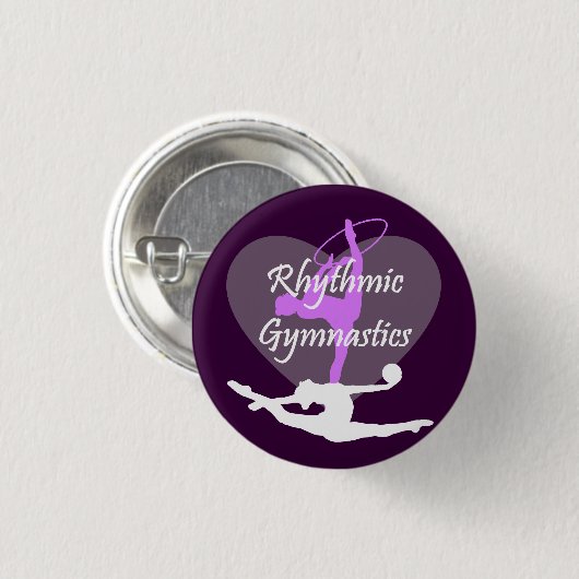 Rhythmic Gymnastiek Ronde Button 3,2 Cm (Voorkant /achterkant)