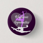 Rhythmic Gymnastiek Ronde Button 3,2 Cm (Voorkant)