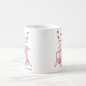 Rhythmic Lightning: On My Way Drum Art Tri-Blend S Koffiemok (Center)