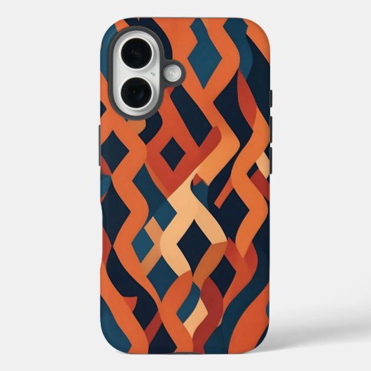 Rhythmic Pattern inspired by Carpet Weaving Case-Mate iPhone Case (Achterkant)