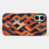 Rhythmic Pattern inspired by Carpet Weaving Case-Mate iPhone Case (Achterkant (horizontaal))