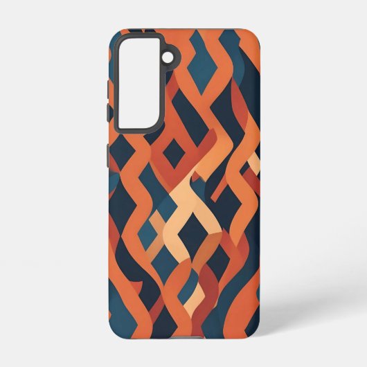 Rhythmic Pattern inspired by Carpet Weaving Samsung Galaxy Hoesje (Achterkant)