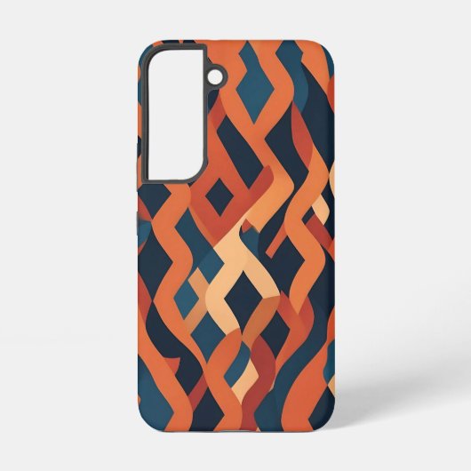 Rhythmic Pattern inspired by Carpet Weaving Samsung Galaxy Hoesje (Achterkant)