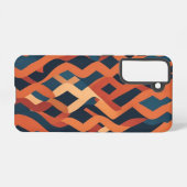 Rhythmic Pattern inspired by Carpet Weaving Samsung Galaxy Hoesje (Achterkant horizontaal)
