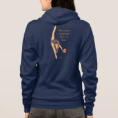 Rhythmische gymnasten hebben een kogeljas hoodie (Achterkant)
