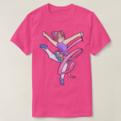 Rhythmische gymnastiek Aerobics cat T-shirt (Design voorkant)